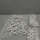 Hsei 5/10/40 Pack Baby Hangers with 10/20/80 Clips, Plastic Kids Pants Hangers for Nursery Closet Top and Bottom Clothes Hanger Set for Newborn Infant Toddler(60 Packs Total,White,10.6 Inch)