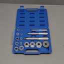17Pcs Bearing Race Seal Driver Disc Tool Master Set Wheel Axle Bushing Installation Kit for Cars, Motorbikes