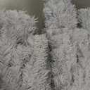 HOMCOM 7' Artificial Pencil Christmas Tree, Slim Xmas Tree with 499 Realistic Branch Tips and Plastic Stand, White