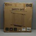 Baby Gate No Drilling, 29"-40" Auto Close Dog Gate Indoor for Doorways & Stairs, Pressure Mounted Adjustable Pet Gate, Easy Walk Through Child Gate for Children & Pets Stroller Friendly, White (29-40"Wide, 28"Tall)