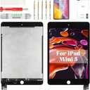 for iPad Mini 5 Screen Replacement for iPad Mini 5 LCD A2126 for iPad Mini 5 Digitizer Display Screen Touch Assembly Repair Kits A2133 A2124 A2125 Black