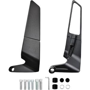 Motorcycle Mirrors Adjustable Rotating Stealth Wind Wing Side Rearview Mirror for 1290 Super Duke R Evo ABS 390 Z400 Z650 Z900 Z1000 V4 S1000 Street Bike
