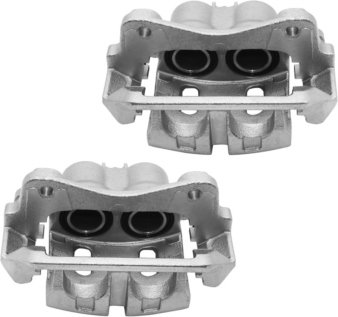 Front Brake Caliper with Bracket Compatible With 2015-2020 Acura TLX,2009-2014 Acura TL,2006-2014 Honda Ridgeline - 19-B3102 19-B3103, Front Driver and Passenger Side, 2 Pcs