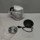 Drip Coffee Maker By Spraying Method, 1.2L Capacity, 600W Power, BPA-Free, Brewed Tea Pot Coffee Plunger, Glass Stainless Steel Tea And Coffee Brew Kettle, Electric Kettle Tea Pot,Keep warm