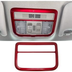 Reading Light Trim Frame Interior Decoration Accessories Sticker Red For Honda 10th Gen Civic 2016 2017 2018 2019 2020