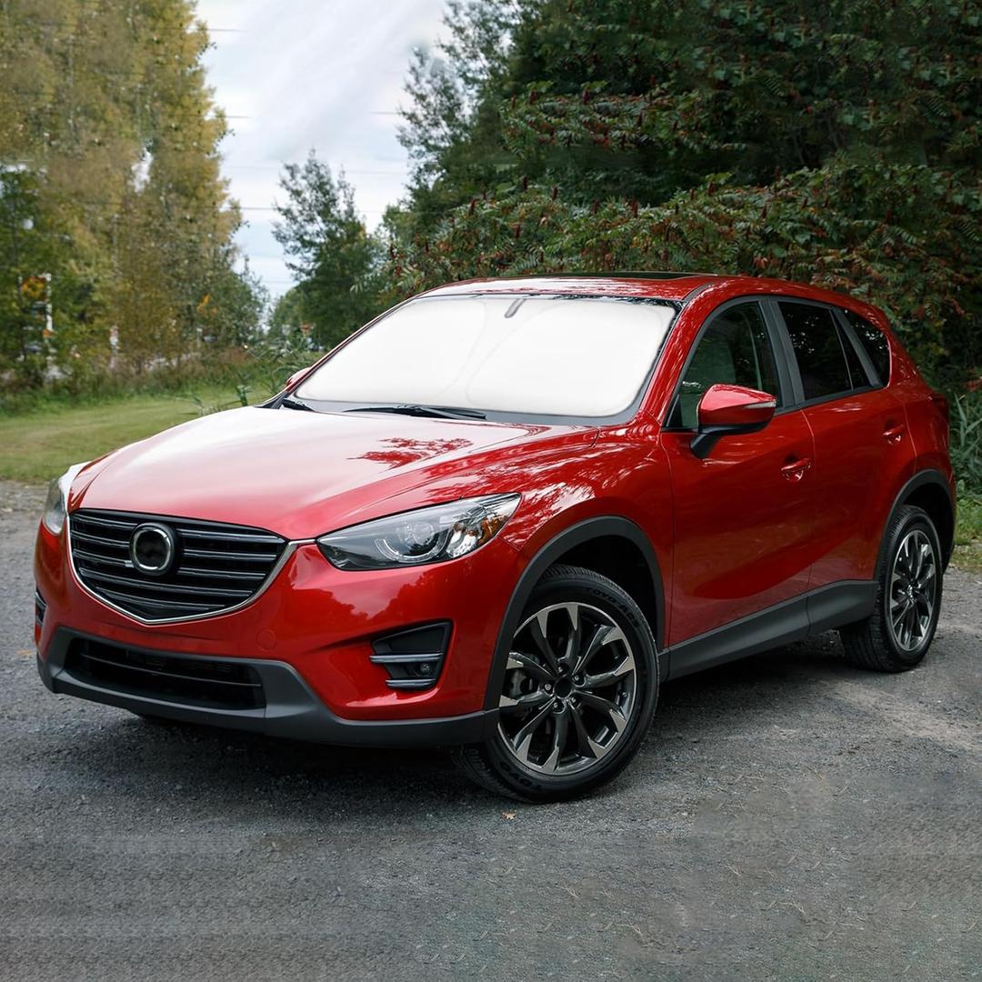 Windshield Sun Shade Car Sunshade for 2013-2015 2016 Mazda CX5 CX-5, Sport, Touring, Grand Touring, 4 Door Crossover Accessories Windshield Sun Visor Cover for CX-5 Foldable Front Window Shield Windshield Sun Shade Car Sunshade for 2013-2015 2016 Mazda CX5 CX-5, Sport, Touring, Grand Touring, 4 Door Crossover Accessories Windshield Sun Visor Cover for CX-5 Foldable Front Window Shield