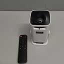 Mini Projector, Portable Projector 4K & Full HD 1080P Support, 270 Rotation Outdoor Projector, Movie Projector Compatible with Smartphone, TV Stick, Laptop, PS4, HDMI, USB (No WiFi or Bluetooth)