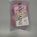 LANCAINI Short Bob Wigs with Bangs for Women Loose Wavy Wig Curly Wavy Shoulder Length Bob Synthetic Cosplay Wig for Girl Colorful Costume Wigs (Dark Pastel Pink)