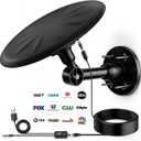 Omni Directional TV Antenna Outdoor, Outdoor Antenna for Smart TV, 720 Long Range Reception Digital HD Signal, with Super Signal Booster, for Attic/Camping/RV/Boat, 2026 Latest