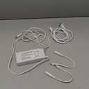 Litever Power Supply, LED Transformer, White, 12VDC 3 Amps,110VAC to 12V DC, Max Output 3A, 36W. Standard 110VAC US Input Plug, 5.5mm x2.1mm Output Connector, for LED Light Strip and More