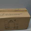 Mlyta 100 Pack 8x4.75x10 Inch Plain Medium Brown Kraft Paper Gift Bags with Handles Bulk for Goodie, Party Favor Brithday Grocery Shopping, Business Wedding Retail Craft Treat To Go, Merchandise Sacks, 1 Count