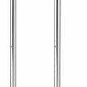Medline Aluminum Forearm Crutches, Adult, Cuff Size 4", Pack of 2 (Adult, 5'0" - 6'2")