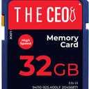 THE CEO TF Memory Card Ultra SDHC UHS-I 90MB/s - High-Speed & Reliable Camera Card - Class 10 for Fast Read/Write Ideal for Full HD Video & Photography Get a Durable 32GB SD Card for Long-Term Storage (Blue)