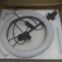 Overhead Phone Mount, Overhead Camera Mount Stand [Anti-Shaking] with 10.5" Ring Light, Desk Stand for iPhone with Ring Light for Video Recording, Zoom Meeting, YouTube, TikTok (Black)