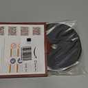 Yotache Weather Stripping (.25) 1/4 Inch Wide X 1/16 Inch Thick (New Adhesive Craft), Thin Foam Seal Gasket Tape for Window, Dashboard, Sliding Door Jamb, 65 Ft Length (2 Strips of 33 Ft Each)