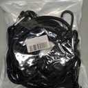 8-Pack Bungee Cords with Hooks & Carabiners - 24 Inch Bungee Rope (4 Hooks + 4 Carabiner Clips) - Heavy Duty Elastic Stretch Cords for Kayaking, Camping, Truck, Tarp, Gear Tie Down - Black