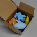 Hely Cancy Infant Bath Toys for 18 Months - No Hole Animal Bathtub Toys, Baby Bath Tub Toys