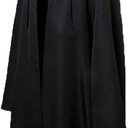 Joyshop Men & Kids Tunic Hooded Robe Halloween Cosplay Costume Robe Cloak Cape (Large, Adult Black)