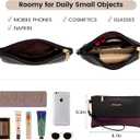 LOVEVOOK Laptop Bag for Women 15.6 Inch Tote Work Professional Leather Computer Briefcase Waterproof Handbag Shoulder Large Capacity Business Teacher Office Crossbody Purse