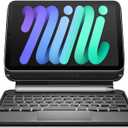 Dexnor for iPad mini 7 (A17 Pro)/Mini 6 Case with Keyboard, Magnetic Floating Cantilever Stand with Trackpad Pencil Holder Backlit Keyboard Case for iPad mini 7th(2024)/6th (2021) Generation, Black