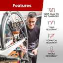 Fincci Pack Inner Tubes 700c x 35c - 40c - 48c with 48mm Presta-Schrader Valve - 700c Bike Tube for Gravel, Urban, Road,Touring, Hybrid, E Bikes - 28 inch Tubes Butyl Rubber for Wheels 622
