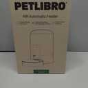 PETLIBRO Automatic Cat Feeder, Wi-Fi Rechargeable Cats Food Dispenser Battery-Operated with 30-Day Life, AIR 2.4G Wi-Fi Timed Pet Feeder for Cats & Dogs, 2L Auto Cat Feeder, Black