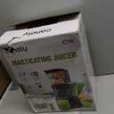 Canoly C16 Cold Press Juicer, 6" Extra Wide Feed Chute, 3-IN-1 Strainers (Juice & Sorbet & Nut Milk), Powerful AC Brushless Motor, Self Precut System, Juicer Machines with BPA-Free (Space Gray)