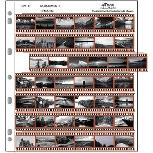 50x eTone Archival Storage Sheets 135 35mm Negative Page Preservers (50X135)