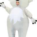 Koala Inflatable Costume Adult Funny Blow up Animal Costume Fancy Dress Cosplay Party Christmas Halloween Suit