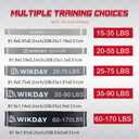 WIKDAY Resistance Bands, Pull Up Bands, Workout Bands for Exercise, Thick Heavy Resistance Band Set with Door Anchor, Elastic Bands for Body Stretching, Training at Home/Gym for Men & Women