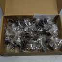 Ravinte 30 Pack 1-1/4 inch Matte Black Zinc Euro-Style Cabinet Knobs, Drawer Pulls & Door Handles