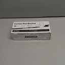 ANDGOO 10 Pack No Drill Curtain Rod Brackets, Renter Friendly Self Adhesive Curtain Rod Holders, Heavy Duty No Drilling Curtain Rod Hooks for Apartment Bedroom Bathroom Dorm Kitchen, Transparent