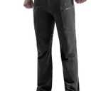 Flyplus Men's Tactical Cargo Pants Stretch Waterproof Durable Outdoor Multi-Pocket Lightweight for Work Hiking Camping Travel Size 38/32