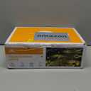 GIGALUMI 8 Pack Solar Pathway Lights, Solar Garden Lights Outdoor Warm White, Waterproof Led Path Lights for Yard, Patio, Landscape, Walkway (Black)