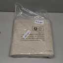 LAMIT 100% Blackout Linen Curtains 63 Inches Long, Flax Textured Living Room Farmhouse Curtains Full Room Darkening Back Tab and Rod Pocket Panels with White Liner, 2 Panels, Linen, 60 x 63 Inch