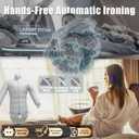 3-in-1 Automatic Garment Ironing Machine, Hands-Free Wrinkle Remover for Shirts, Pants & Shoes, Gentle Fabric Care, Efficient Daily Hot Air Ironing & Drying Solution for Home & Travel (Full Kit)