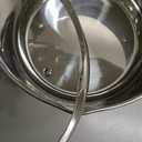 Daniks Tokio Stainless Steel Stock Pot 4.5 Quart, with Glass Strainer Lid, Induction Ready, Dishwasher Safe, Measuring Scale, Silver