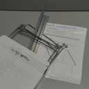 Blue Summit Hanging File Bars For File Cabinet, Letter Size, 13x17.5, Metal Files Holder Bars on Desktop, File Drawer Organizer Insert, Filing Cabinet Organizer Insert, Set of 2