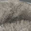 ACCUMTEK Upgrade Extra Large Beige Bathroom Rug Set 3 Pieces Ultra Soft, Thick Absorbent Bath Mats, Non Slip Chenille Toilet Mat for Bathroom, Bedroom, Kitchen (4'1'8"+ 2'x1'5"+ U Shape 1'8"x2')