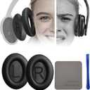 DanYee Noise-canceling Bose Earpads Replacement for Bose QC15 25 35&35II-Restore Canceling Noise-Block Noise as Original During Commute- Sweatproof & Secure Fit-Soft Memory Foam-Easy Install-Black