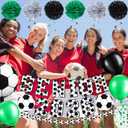Lunmon 63 Pcs Senior 2026 Decorations Soccer Senior Night 2026 Decoration Soccer Sport Theme Party Supplies for Player Gift Sport Parties Favors