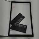 2PCS Screen Protector for 2023-2026 Jeep Grand Cherokee/L/4XE 10.1 Inch Navigation + 10.1 Inch Passenger Screen, Tempered Glass Touchscreen Protector Navigation Screen Cover Protective Film