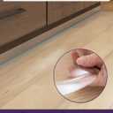 DEXI Plastic Kitchen Runner Rug 23"x71", Vinyl Floor Protector Mat Waterproof, Clear Carpet for Indoor Laundry Hallway Front Sink