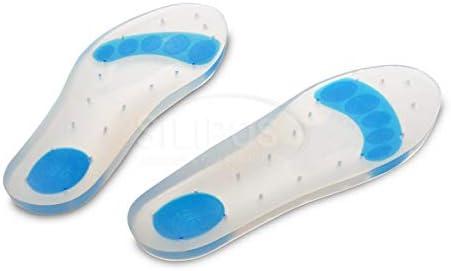 Silipos SoftZone 4013 Full Length Foot Insole - Small, Latex-Free, Hypoallergenic Multi-Density Silicone Foot Cushion