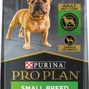 Purina Pro Plan Small Breed Dry Dog Food Chicken and Rice Formula With Live Probiotics - 18 lb. Bag