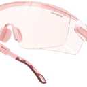 UKNOW Safety Glasses Over Eyeglasses, Anti Fog Safety Goggles ANSI Z87.1, Adjustable Protective Eyewear