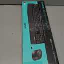 Logitech MK345 Wireless Keyboard and Mouse Combo with Palm Rest, 2.4 GHz USB Receiver, Compatible with PC, Laptop, Black