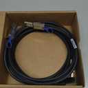 10Gtek SFF-8088 to SFF-8088 External Mini SAS HD Cable, 3G/6Gbps SAS2.0 26Pin Hybrid Cable Attached SCSI for Raid, DAS, and Servers, 100-Ohm, 3-m(10ft) (1PC)