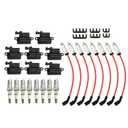 Nakkaa 8 Pack UF271 Ignition Coils Double Iridium Spark Plugs & Wires Compatible with Silverado/Sierra 1500 2500 3500 Compatible with Yukon XL 1500 2500 1999-2007 4.8L 5.3L 6.0L 19299585