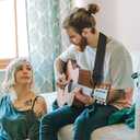 ROTOPATA Guitar Strap, Adjustable Cotton Guitar Straps with Leather Holder Ends, 2 Strap Buttons 2 Locks 3 Guitar Picks, Guitar Accessories for Bass, Electric & Acoustic Guitars